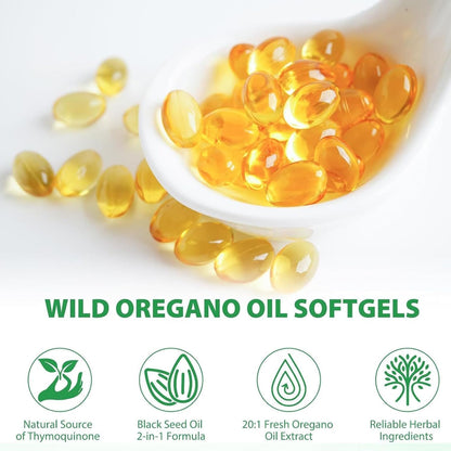 Oil Of Oregano With Black Seed Oil